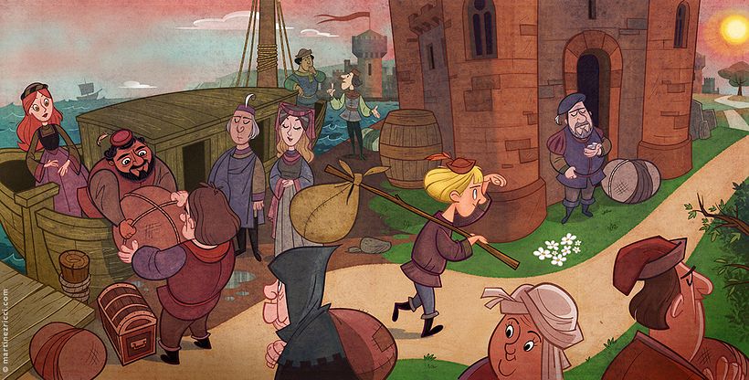 Libros - Tradycyjna ilustracja