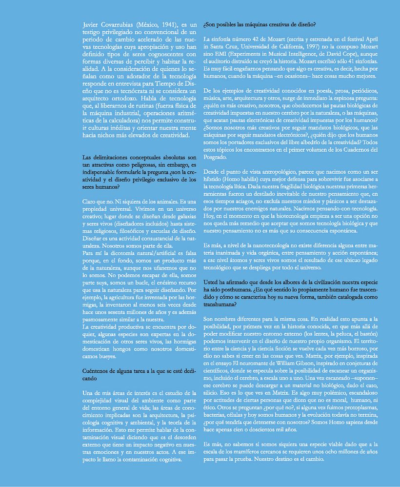 Diseño Editorial / Revista Arquitecture UAM / Revista Tiempo de Diseño 3