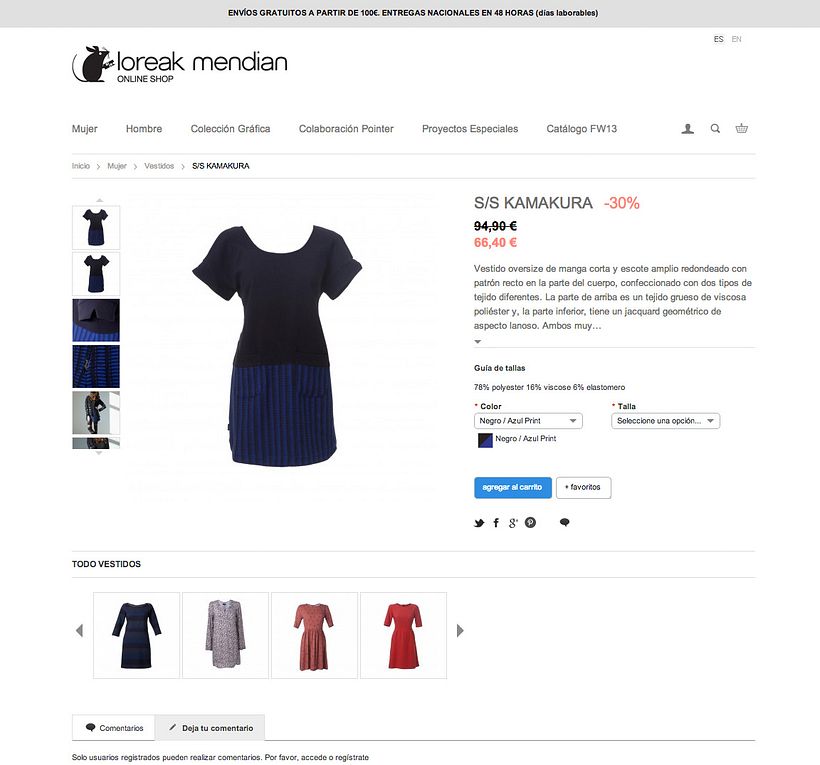Loreak Mendian Online Shop 2