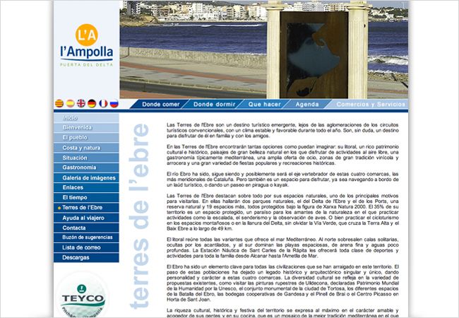 L'Ampolla Turismo//web 9