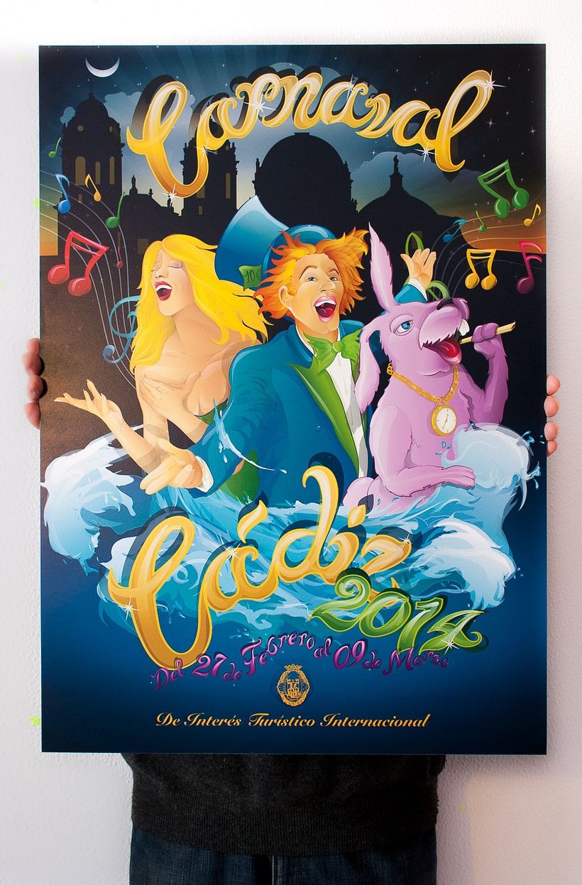 Cartel Carnaval Cádiz 2014 1
