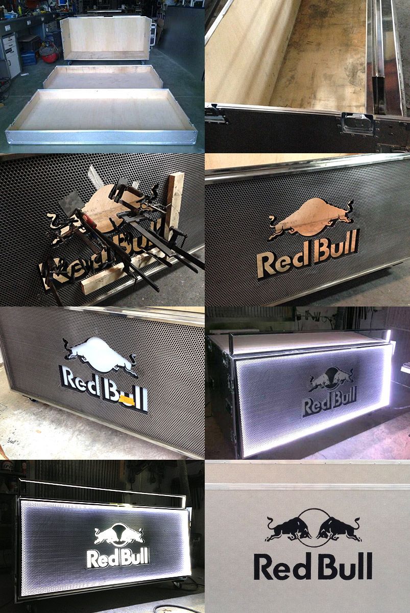 Mesa DJ Flight Case Red Bull 1