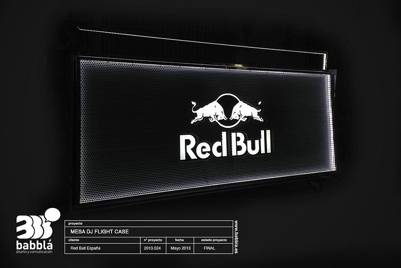 Mesa DJ Flight Case Red Bull 2