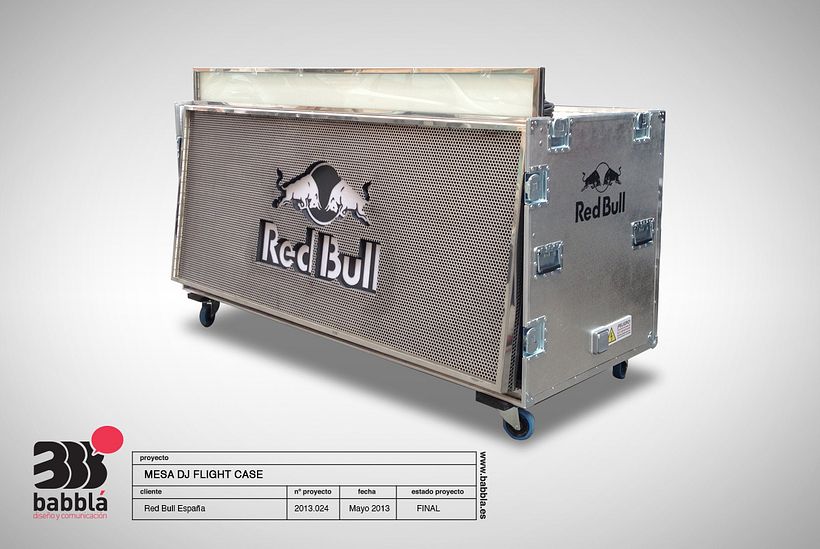 Mesa DJ Flight Case Red Bull 4
