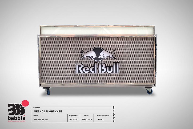 Mesa DJ Flight Case Red Bull 5
