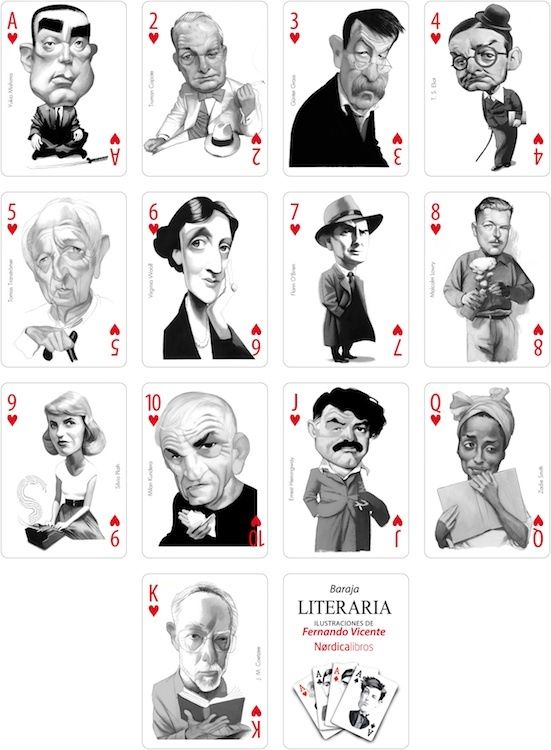 Baraja Literaria - Fernando Vicente & Nórdica Libros 4