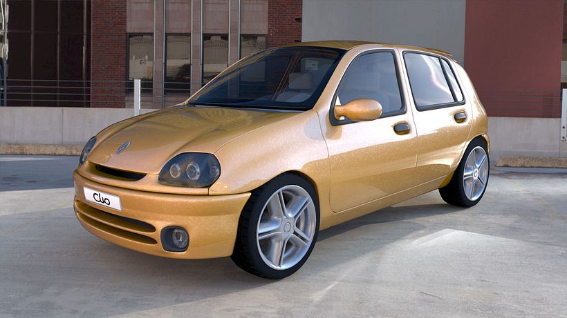 Clio II Modeling & Shaders (Mental Ray & Maya) 0
