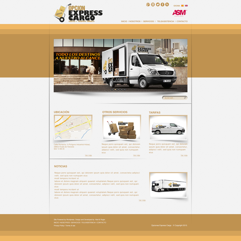 Web Opciones Express Cargo  2