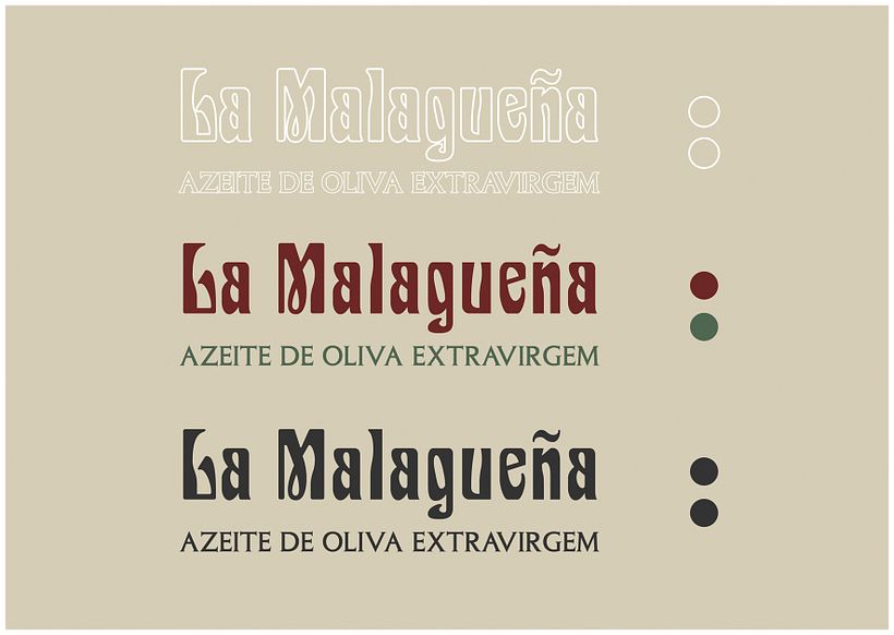Aceite La Malagueña - Ilustración tradicional