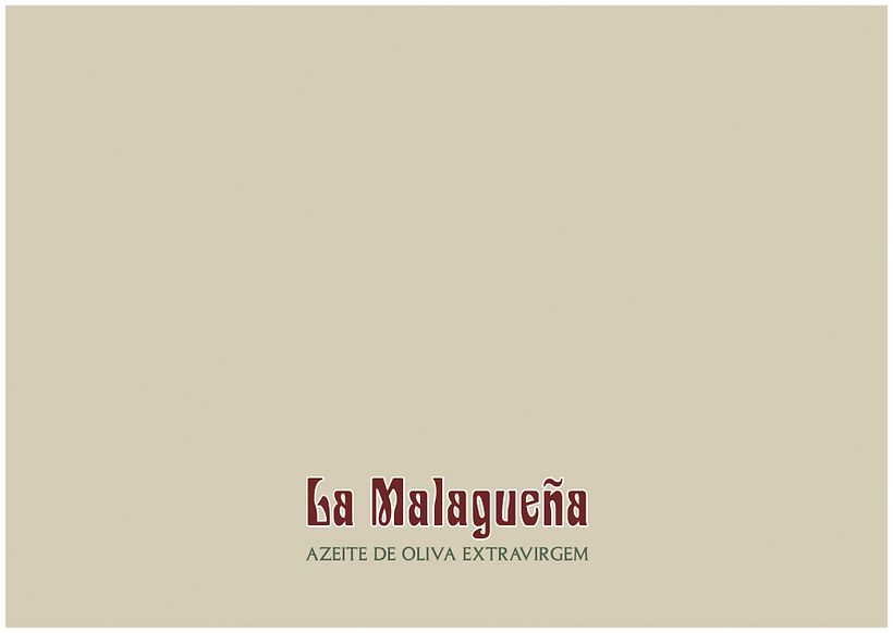 Aceite La Malagueña - Ilustración tradicional