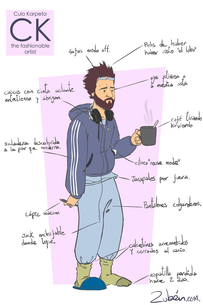 Mi aportacion al grupo de FB CK Culo Karpeta The Fashionable Artist #CuloKarpeta 0