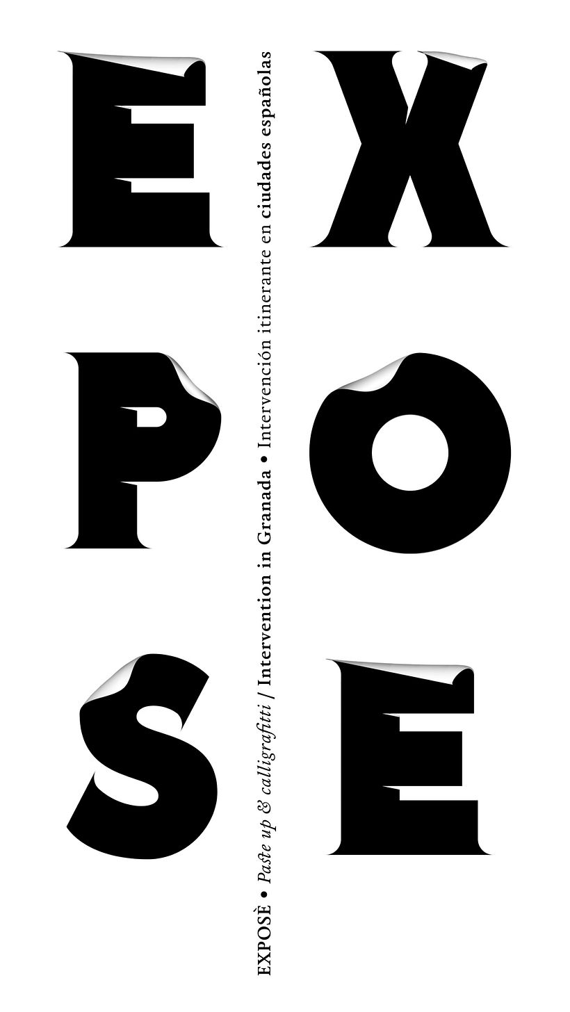 EXPOSÉ • Paste up & Calligraffiti 1