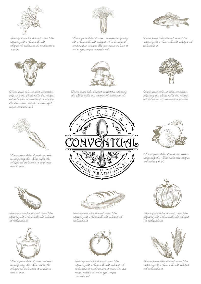 Cocina Conventual logo. 1