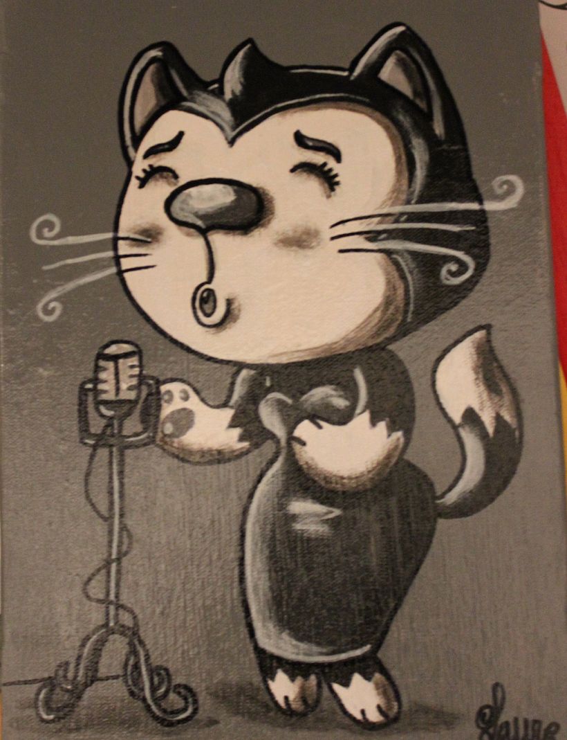 Gato Jazz collection ( pintura) 3