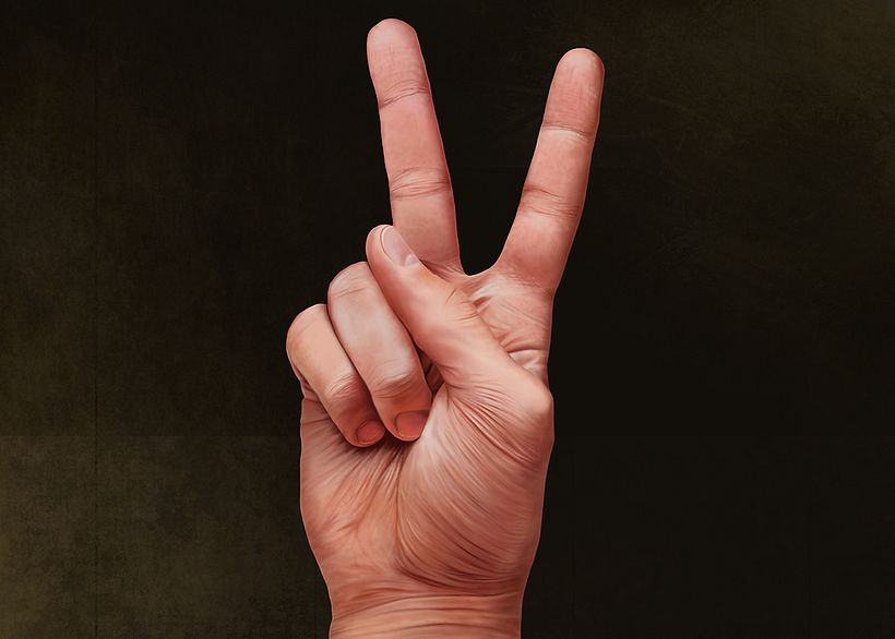 Juego de niños - Pintura digital realizada con los dedos en el Ipad  3