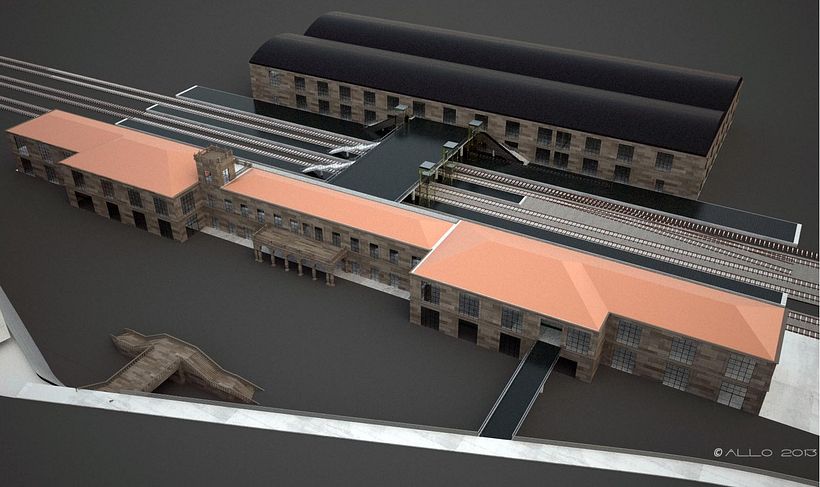 Estación Intermodal Santiago Compostela (proyecto de Guillermo Lorenzo) -1