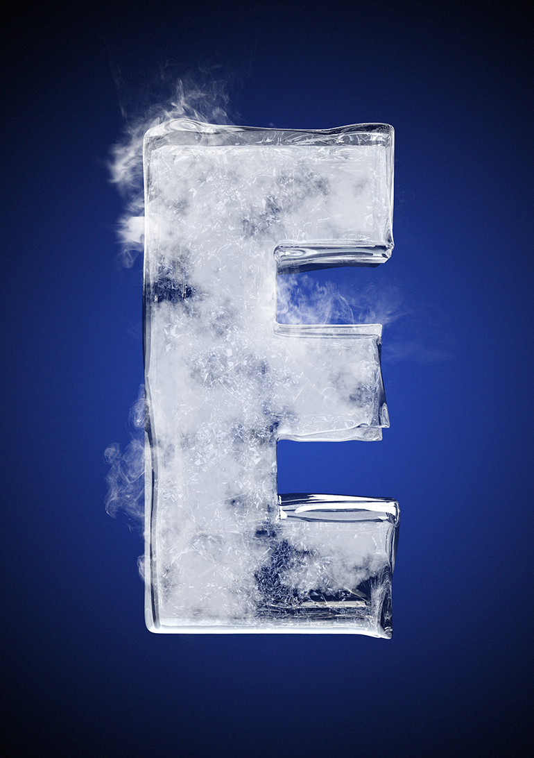 Tipografía helada para Nike 7