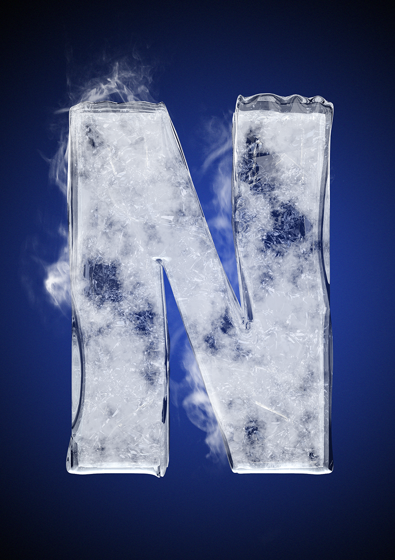 Tipografía helada para Nike 16