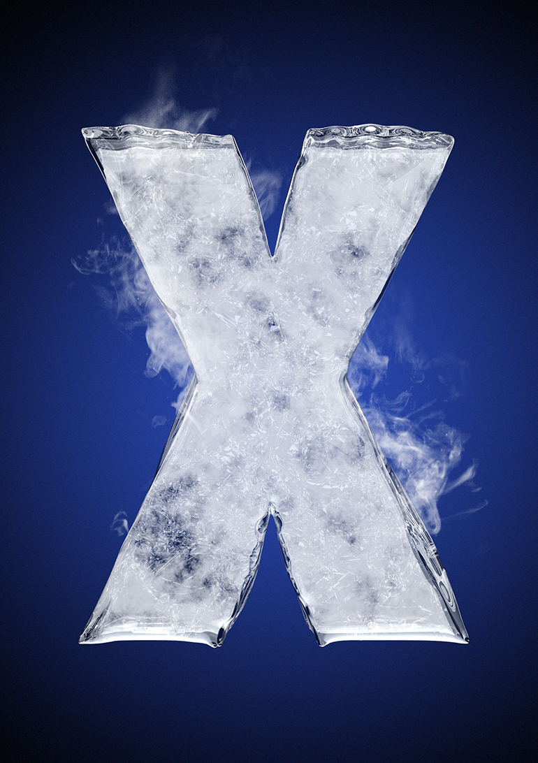 Tipografía helada para Nike 26