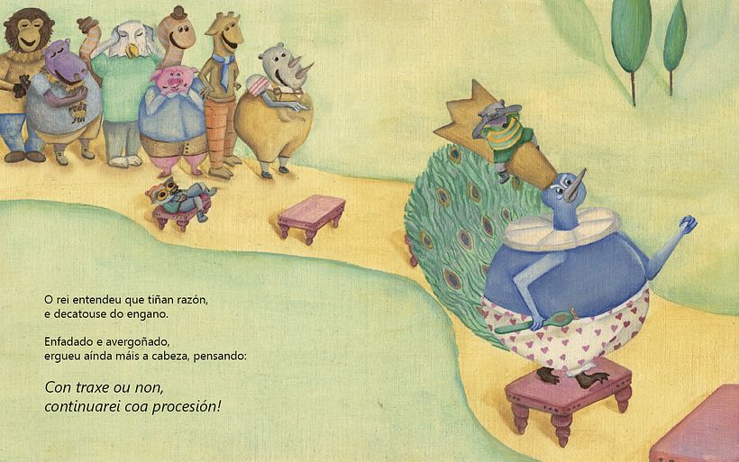 Versión de "El nuevo traje del rey" 3