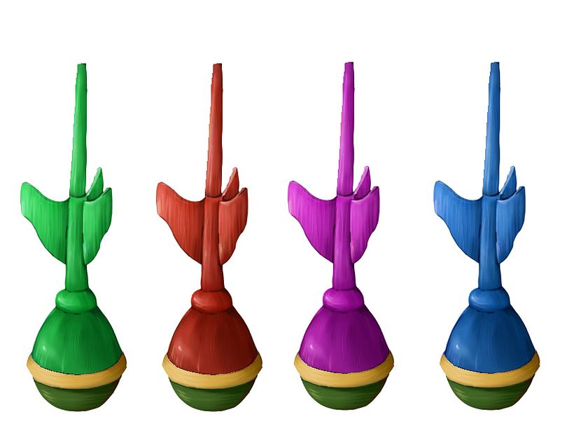 Algunos de los diseños de Props - Design
