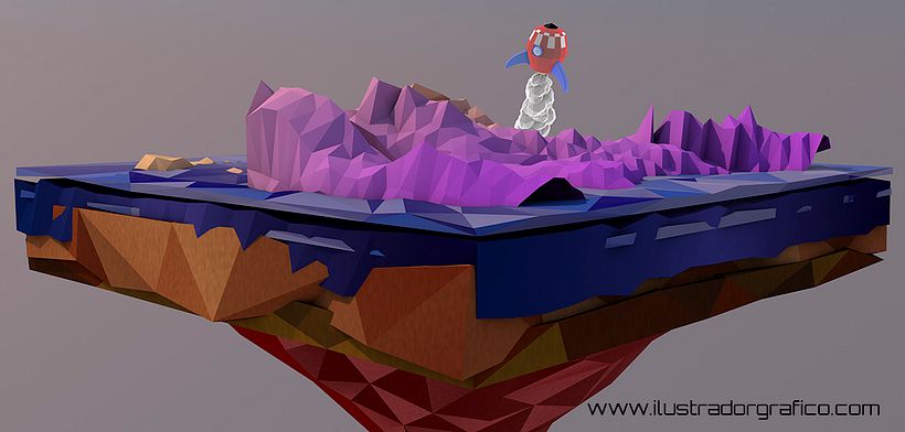 Low poly ( cinema 4D ) 8