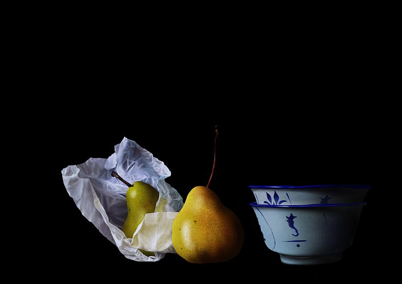 Naturaleza viva - Pintura digital realizada con los dedos en el Ipad  12