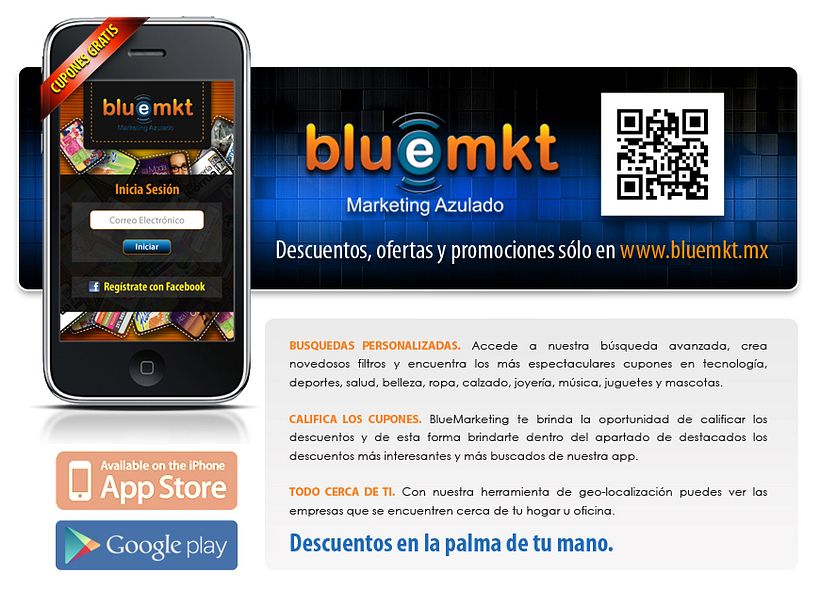 Diseño de Bluemkt App 3