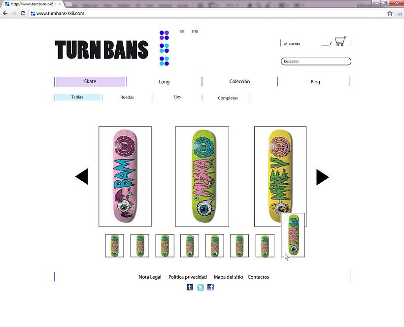 Diseño Web (ficticio) 3