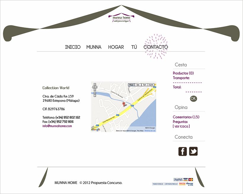 Munna Home. Propuesta IVC/Web 3