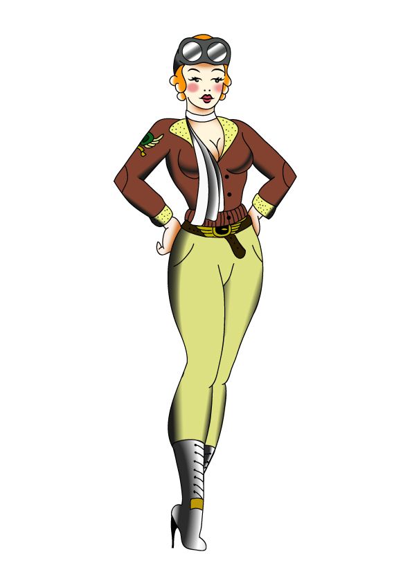 Ilustraciones Pin up 0