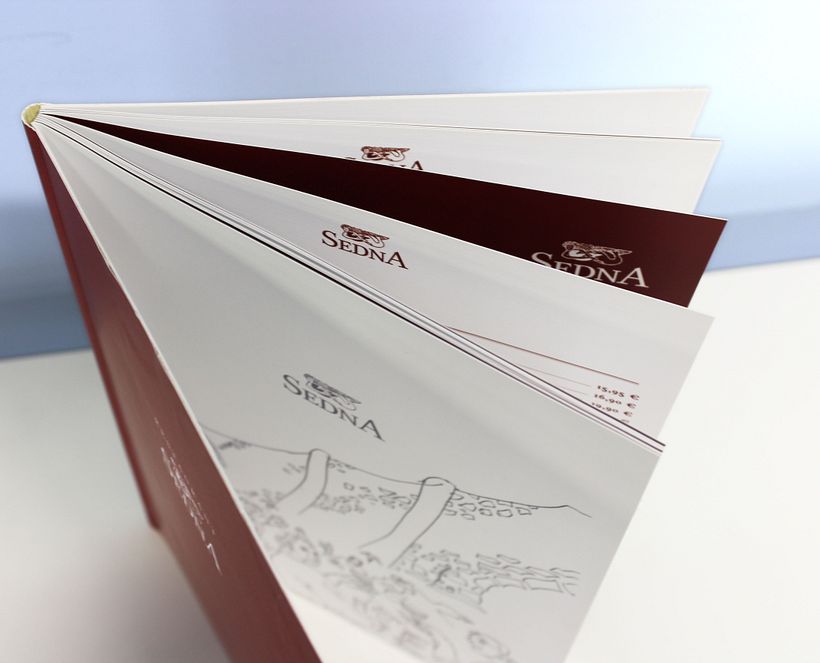 Diseño e impresión para Restaurante Sedna - Branding und Identität