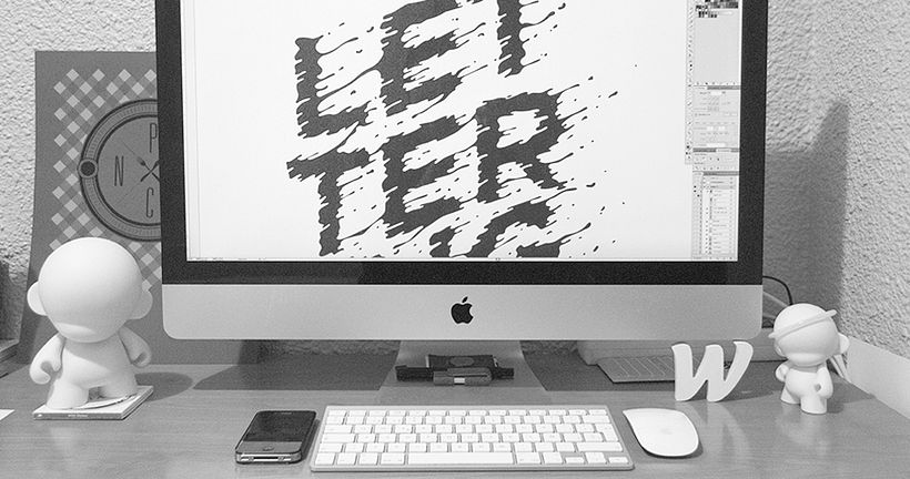 Typography VS Lettering Poster 13