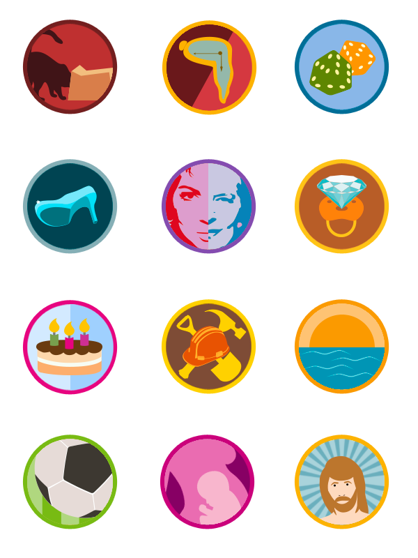 Evolución de los Iconos de Hooptap 4