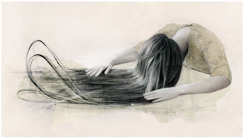 "Tangles" - Traditional illustration