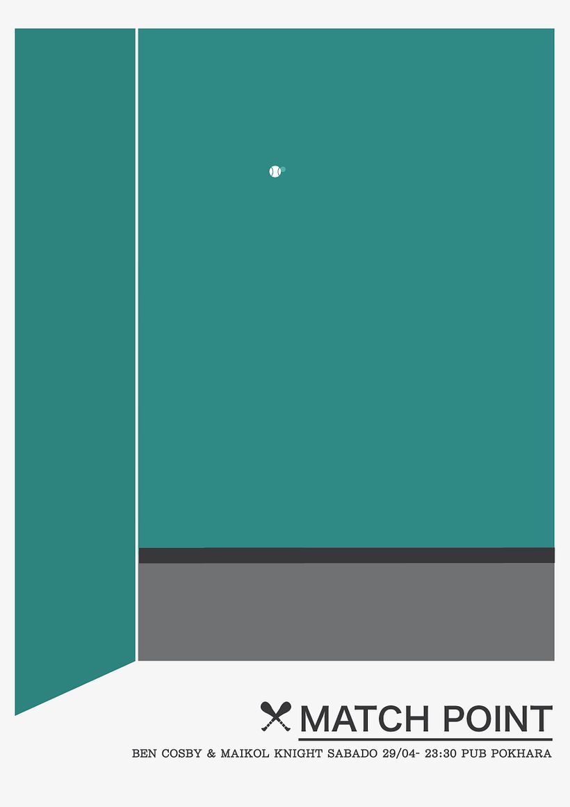 Match Point - Illustration traditionnelle