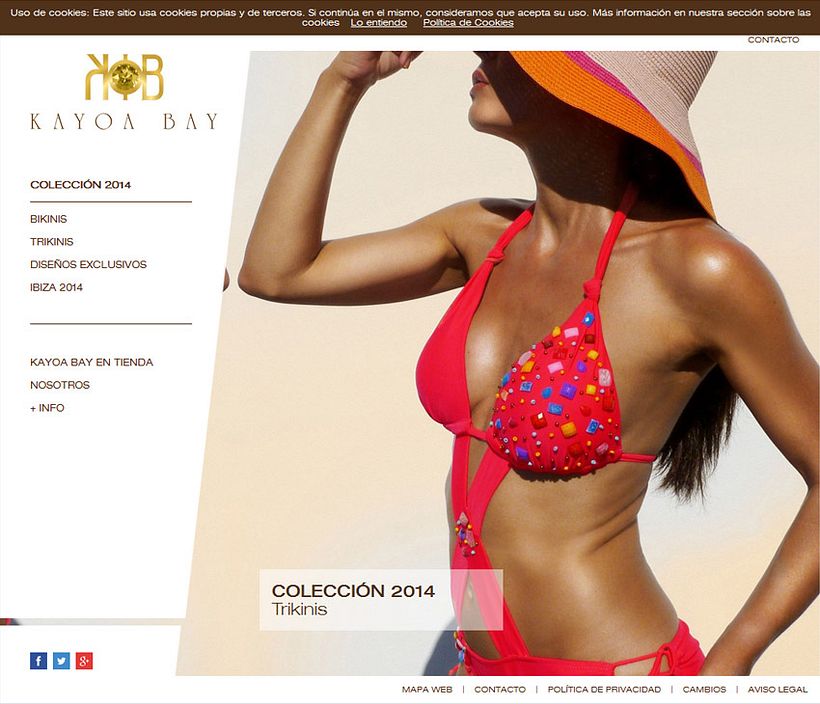 xHTML + CSS + jQuery + PHP + CMS (Gestor de Contenidos) - Kayoa Bay 0