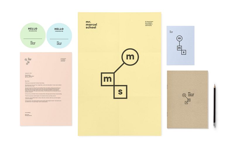 Mr Marcel School Identity. 3