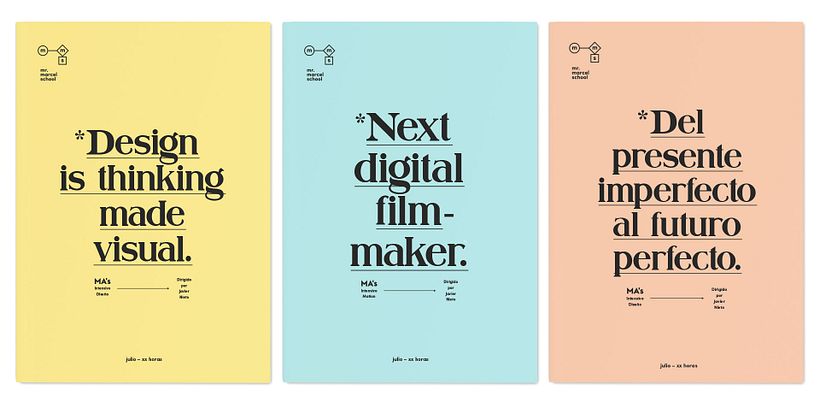 Mr Marcel School Identity. 4