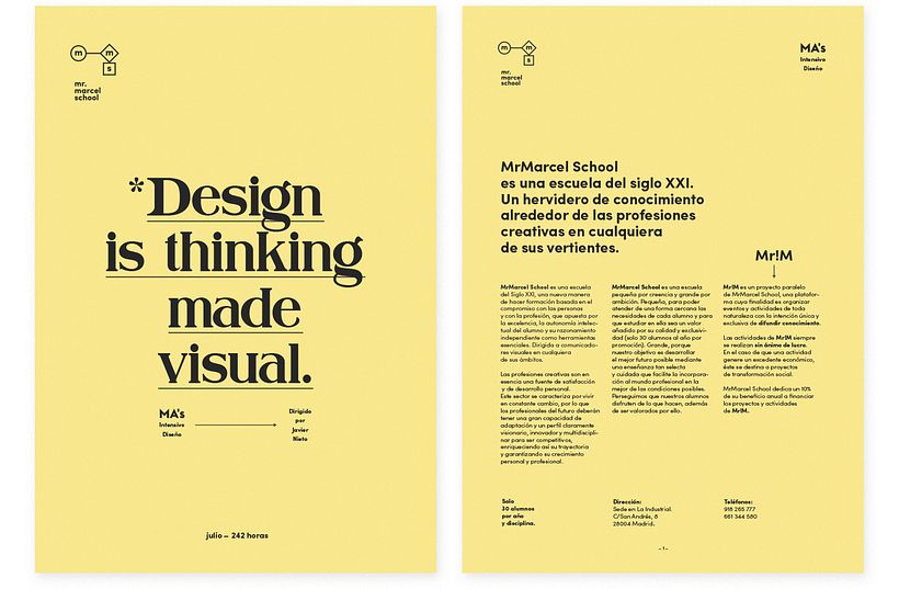 Mr Marcel School Identity. 8