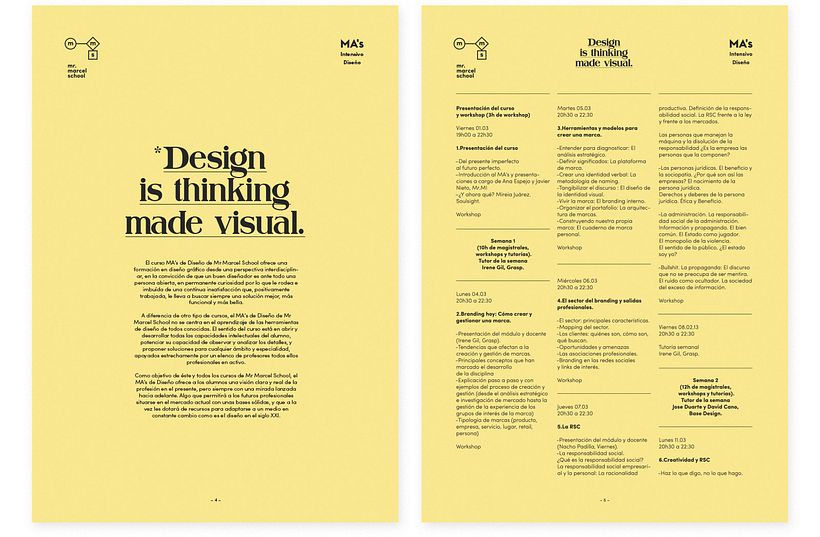 Mr Marcel School Identity. 10
