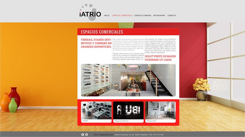 Iatrio - Diseño y maquetación web - Diseño