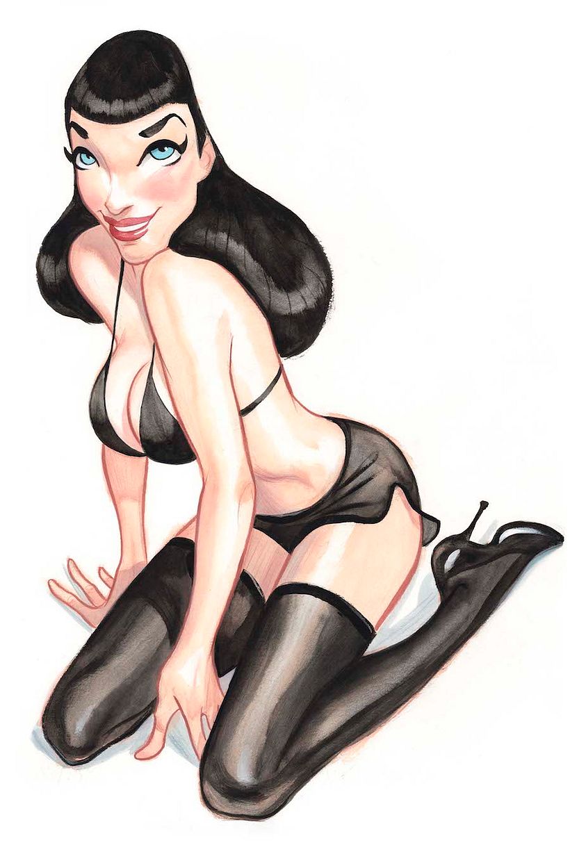 Steps of the Project "How to Conquer a Pin-Up" 12