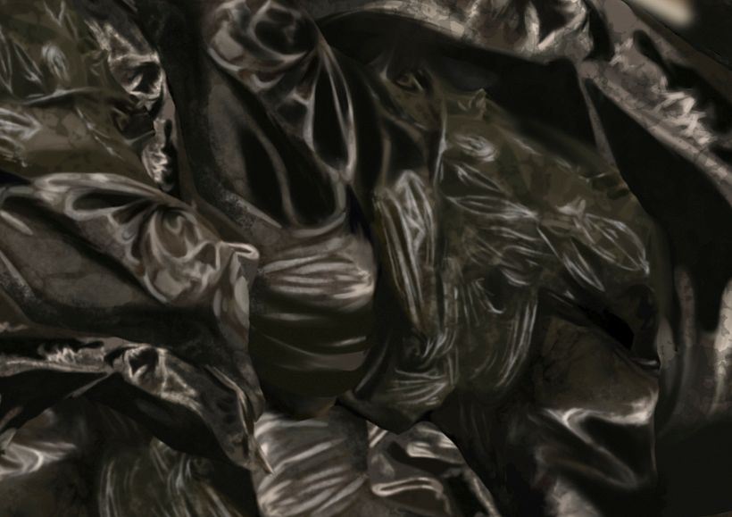 Presente - Pintura digital realizada con los dedos en el Ipad 5