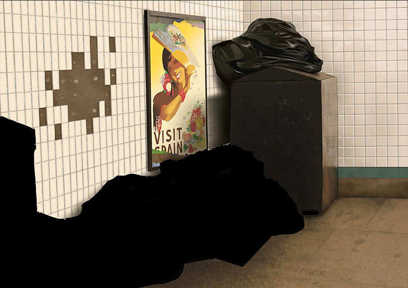 Presente - Pintura digital realizada con los dedos en el Ipad 12