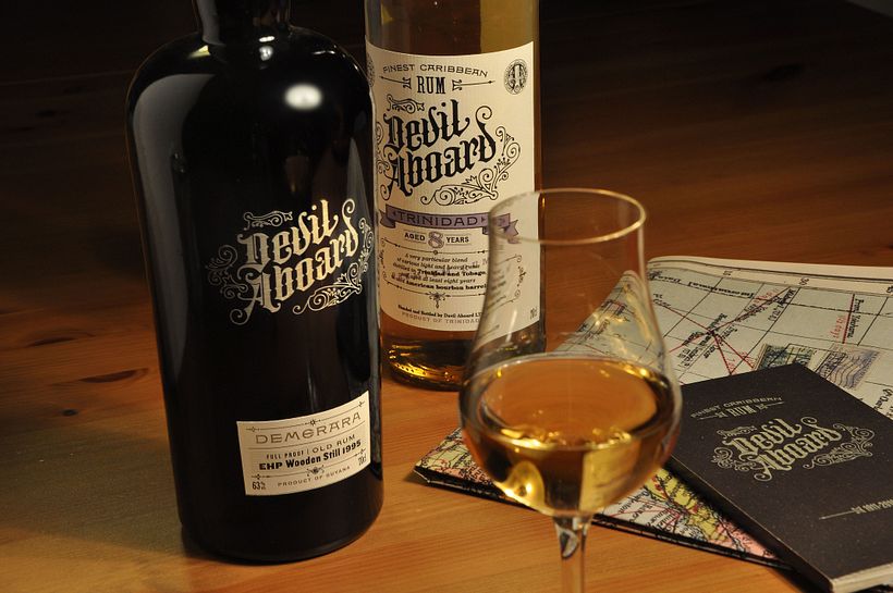 Devil Aboard. Branding y Packaging para marca de ron (proyecto académico). 0