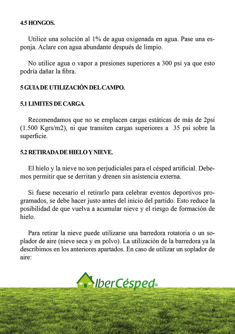 Manual IberCésped 8