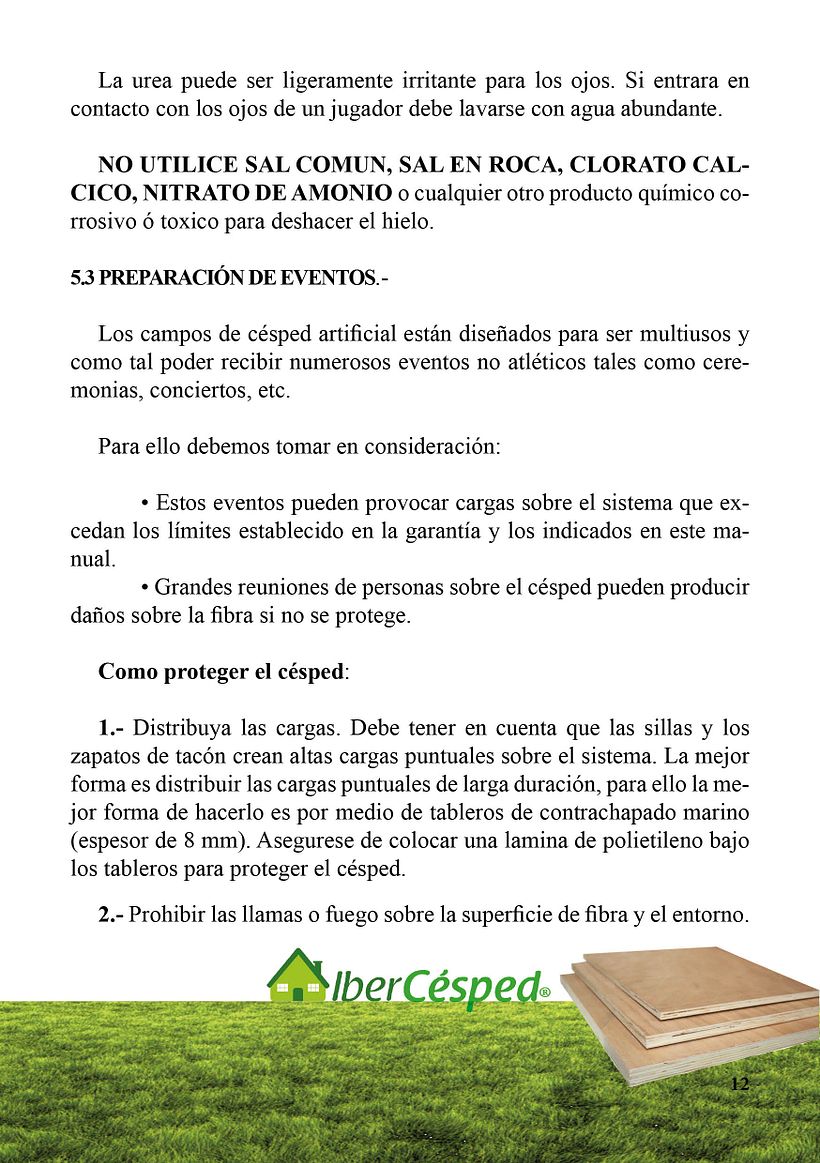 Manual IberCésped 11