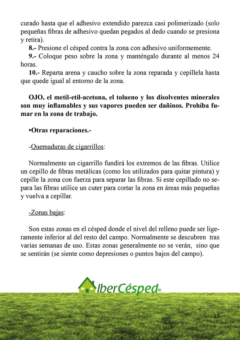 Manual IberCésped 14