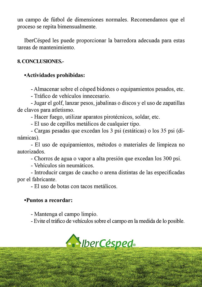 Manual IberCésped 16
